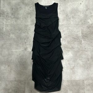 Kenneth Cole black New York fitted black dress in Medium.
